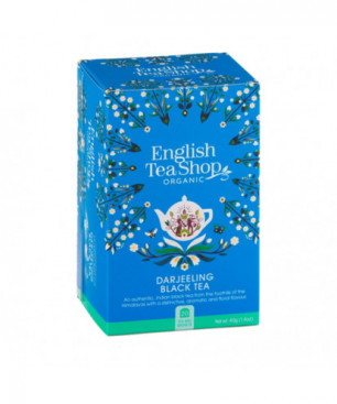 DARJEELING BLACK TEA English Tea Shop BIO 20 bustine Eco-box 40gr