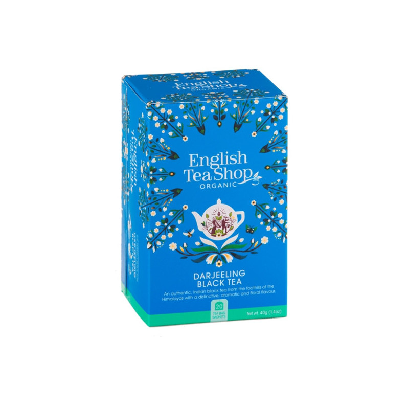 Darjeeling Black Tea BIO 20 bustine 40gr English Tea Shop
