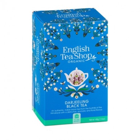 Darjeeling Black Tea BIO 20 bustine 40gr English Tea Shop