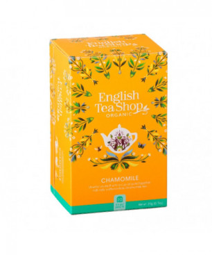 CHAMOMILE English Tea Shop BIO 20 bustine Eco-box 20gr