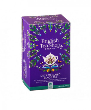 Decaffeinated Black Tea BIO 20 bustine 40gr English Tea Shop