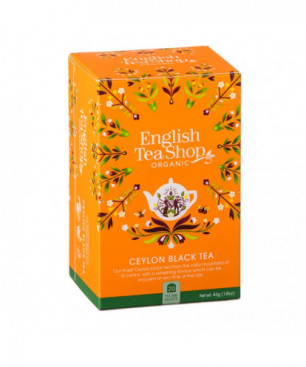 Ceylon Black Tea BIO 20 bustine 45gr English Tea Shop