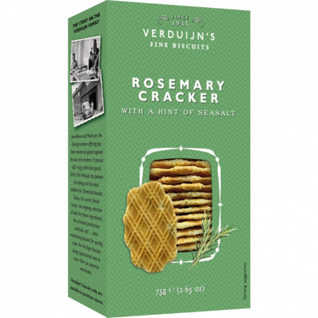 Verduijn' s crackers al rosmarino con sale marino 75g