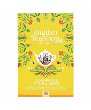 Tisana Erba Limone Zenzero English Tea Shop BIO 20 bustine Eco-box 40gr