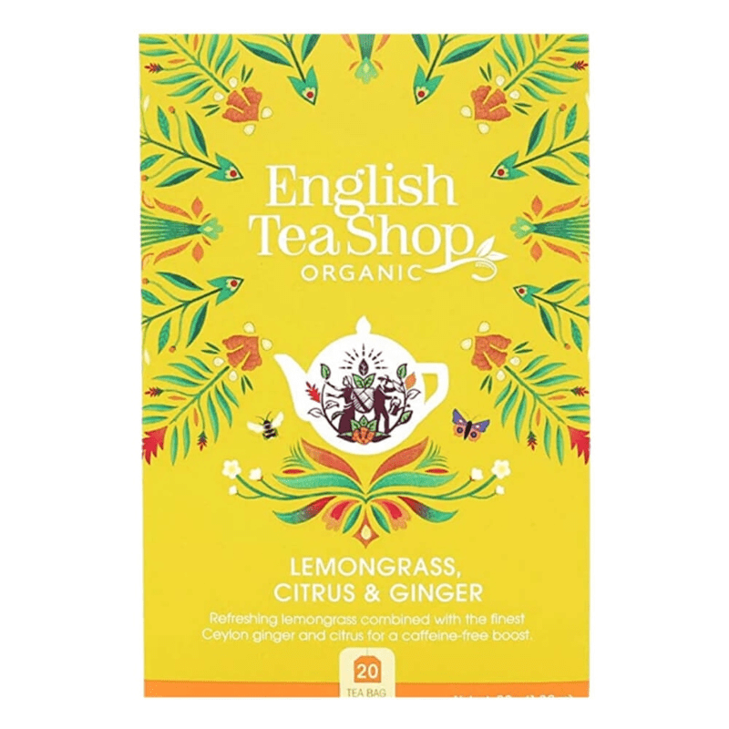 Tisana Erba Limone Zenzero English Tea Shop BIO 20 bustine Eco-box 40gr
