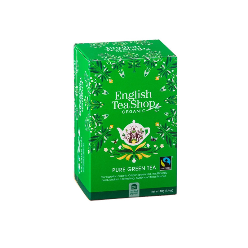 Pure Green Tea BIO 20 bustine 40gr English Tea Shop