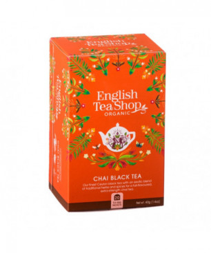 Chai Black Tea BIO 20 bustine 40gr English Tea Shop