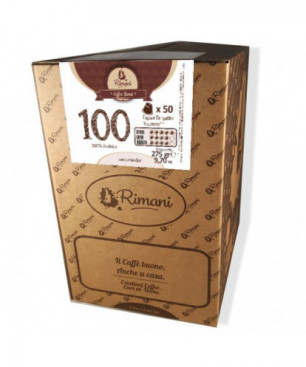 Caffè Rimani Miscela 100 Capsule Compatibili Nespresso 50pz