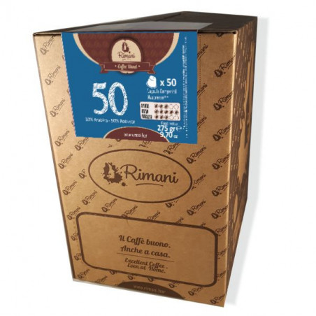 Caffè Rimani Miscela 50 Capsule Compatibili Nespresso 50pz