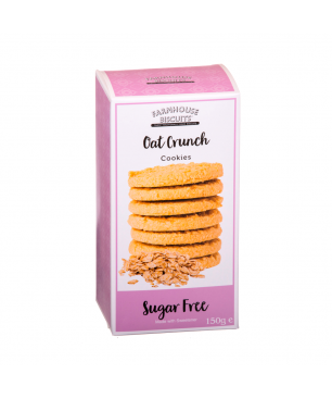 Biscotti Inglesi Oat Crunch con Avena Senza Zucchero 150gr Farmhouse Biscuits