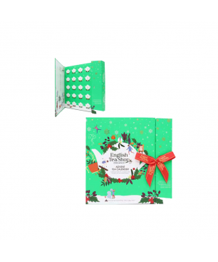 Calendario Avvento Green Book 25 Filtri Piramidi Tisane Aromatizzate Natalizie 50gr English Tea Shop