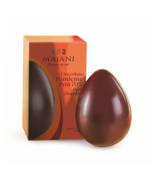 Uovo di Pasqua Optical Cioccolato Fondente 70% Perù 230g Majani