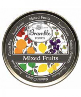 Caramelle frutta mista scatola in metallo 200gr Bramble Foods