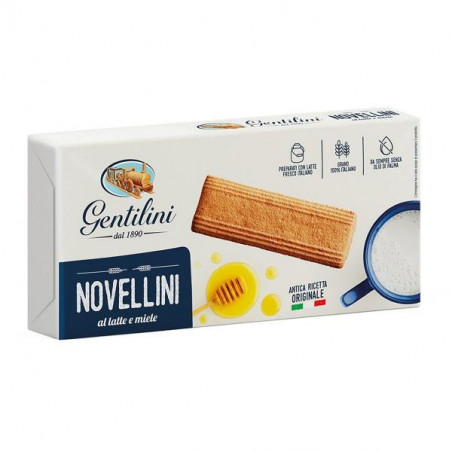 Biscotti Novellini al latte e miele 250g Gentilini