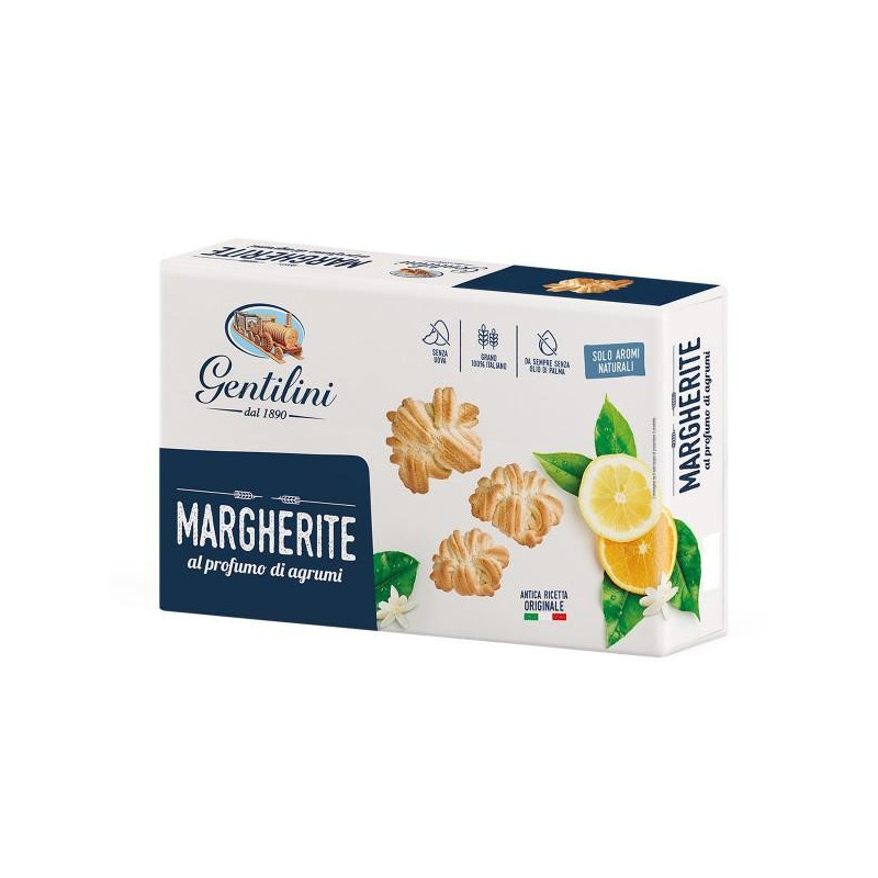 Biscotti Margherite al profumo di agrumi 250g Gentilini