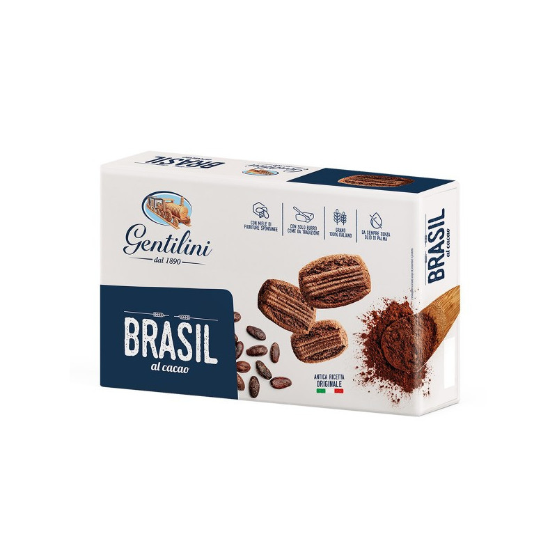 Biscotti Brasil al cacao 250g Gentilini